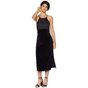 Juicy Couture Black Label Velvet Slip Dress Size 8 Y2K Glam Cocktail Date Night